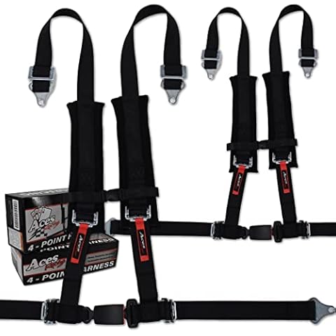 Aces Racing 4 Point Harness with 2 Inch Padding Cover
