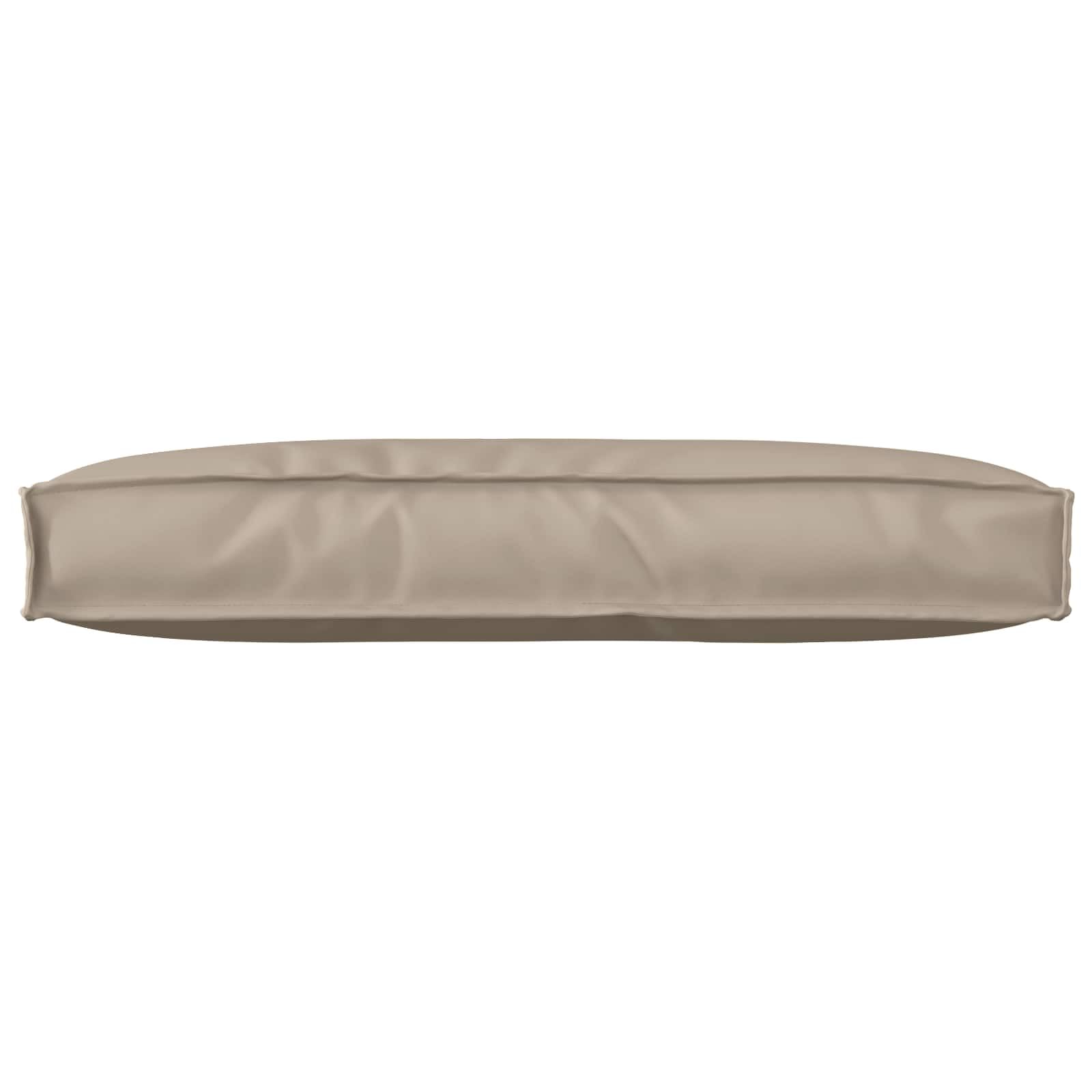 vidaXL Cojín Tela Oxford Gris Topo 80 x 40 x 12 cm