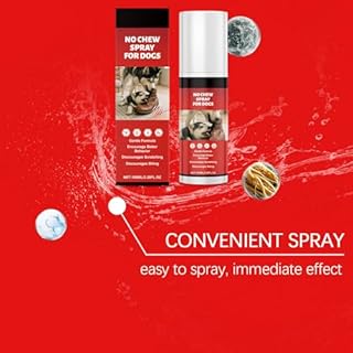 Generico Spray Anti Morso per Cani - 100ml Spray Stop Masticazione Immediato - Agente Amaro per Correzione Comportamentale Protezione Mobili