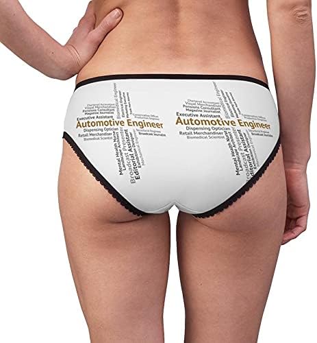Automotive Engineer Panties, Automotive Engineer Underwear, Briefs, Cotton Briefs, Funny Underwear, Panties For Women