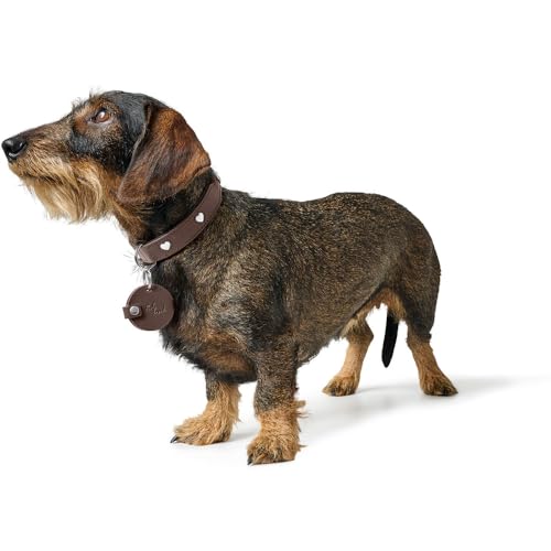 HUNTER Anhänger Hundemarken-Etui Love Farbe braun, Größe S