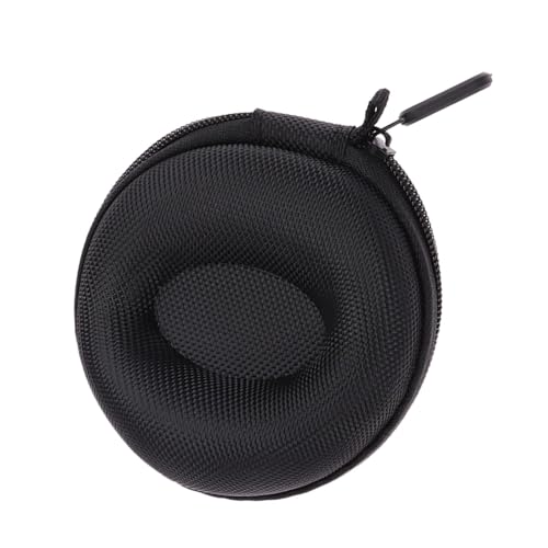 fayarrd Étui organisationnel - Boîte de rangement pour montre unique - Coque rigide ronde - Étui de protection pour bijoux absorbant les chocs - Pour les vacances en plein air