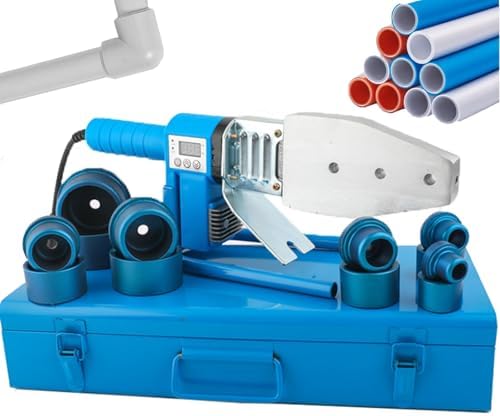 Digital Display Plastic Pipe Welding Machine, Adjustable Temperature Tool for PPR PE PB Plumbing Repairs, Efficient Pipe Joining and Seam Welding Solution