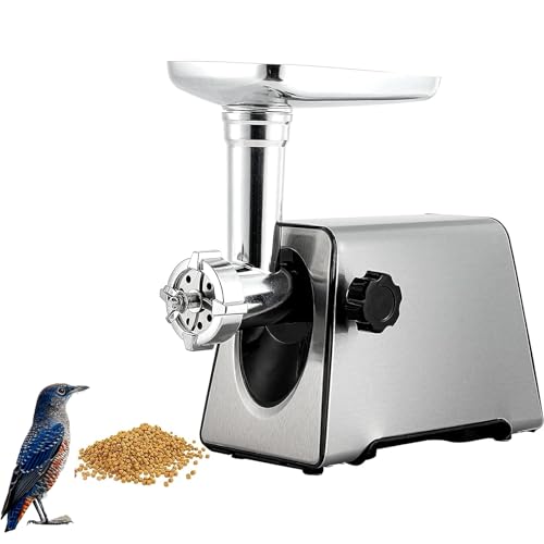 Freeze Dried Dog Food Animal Feed Pellet Maker, Pet Food Pellet Machine for Dogs, Cats, and Birds, Granulator with Optional Molds for Farm Animal Feed Production