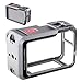 Produktbild PGYTECH Kamera Käfig für DJI OSMO Action 5 Pro Aluminiumlegierung Gehäuse Vlogging Fall Schutzrahmen mit Magnetischem Schnellverschlussverbinder, 1/4" Gewinde Loch, Kaltschuh für Licht/Mikrofon Zubehö