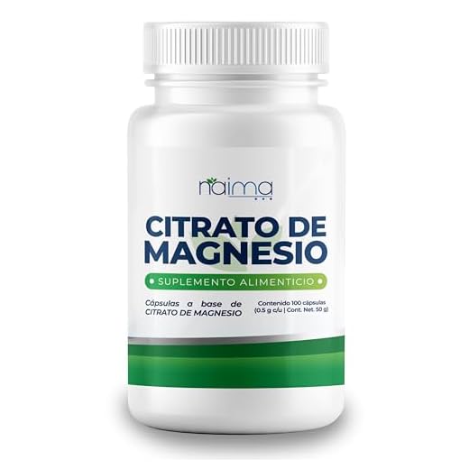 Citrato Magnesio Suplemento Alimenticio 100 Capsulas 500 Mg (1)