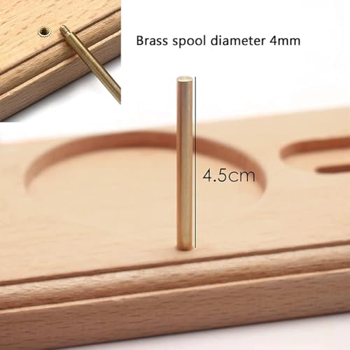 Este Bastidor de Madera Ajustable con rotación de 360° y Longitud retráctil Permite Bordar y Realizar Manualidades con Las Manos Libres.
