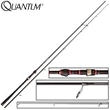 Spinnrute von Quantum zum Gummifischangeln auf Zander Länge: 265cm, 2-teilig Wurfgewicht: 10-60g, Gewicht: 185g Transportlänge: 134cm Aktion: extra fast