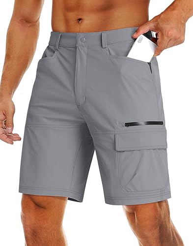 MAGCOMSEN Men's Quick Dry Hiking Cargo Shorts