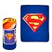 Superman Emblem Luxury Fleece Throw Blanket with Sewn edge Super Soft 50" x 60" 100% Polyester Fiber