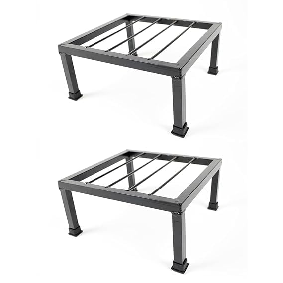 Image of Niyara || Metal Planter Stand || Plant Stand for Pots|| Outdoor Plant Stand (square stand set 2)