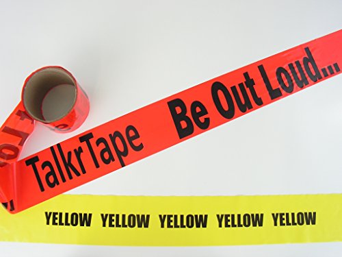 TalkrTape Caution Tape With Your Message