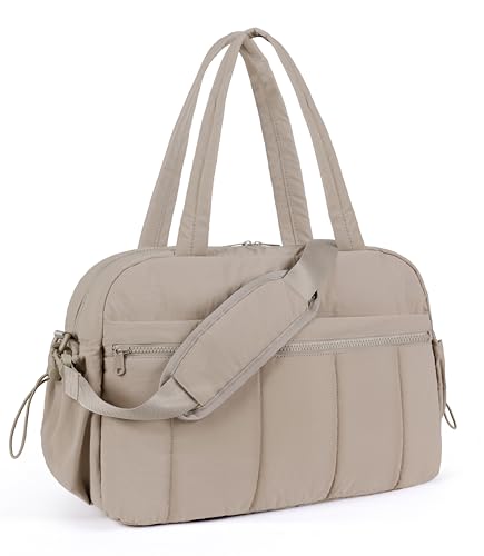 XKIILH Lightweight Quilted Travel Duffle