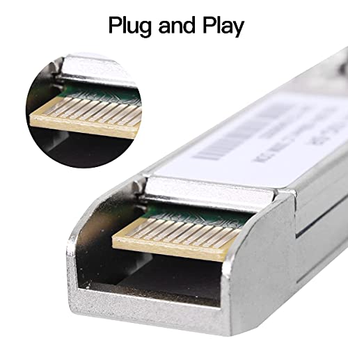 4Pack 10Gbase-Sr Sfp+ Transceiver, Sfp Multi-Mode Lc Module, 10G 850Nm Mmf Up To 300 Meters, Compatible With Cisco Sfp-10G-Sr,Meraki Ma-Sfp-10Gb-Sr,Ubiquiti Uf-Mm-10G,Mikrotik,Netgear,D-Link And More #TOP3