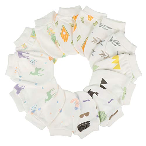 Milisten Toddler Gloves Pairs Baby Anti Scratching Gloves Newborn Face Cotton Scratch Mittens No Scratch Mitts for Newborn Infant Baby Mixed Color Toddler Mittens