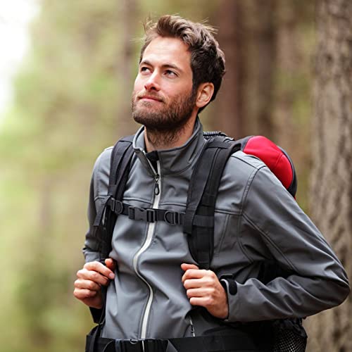 Chest Strap for Backpack, Adjustable Backpack Strap with Buckle, Universal Backpack Strap with Zip Pendant for Jogging and Hiking Outside, Black (Pack of 12) - Image 3