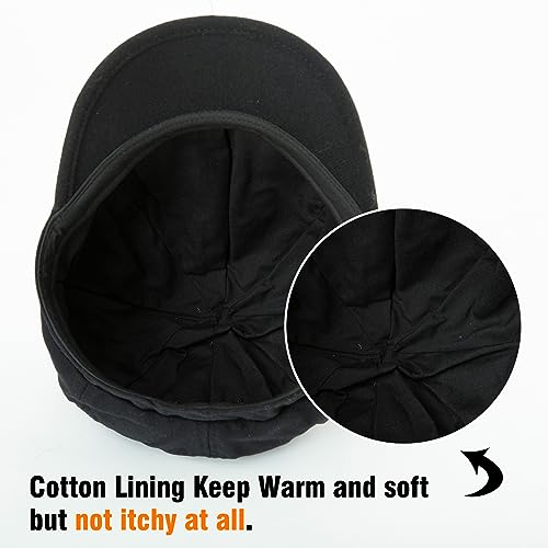 schützt vor Wind und Kälte bei Outdoor-Aktivitäten. (118 Zeichen) - Detailansicht von Comhats warme Damen Ballonmütze...
