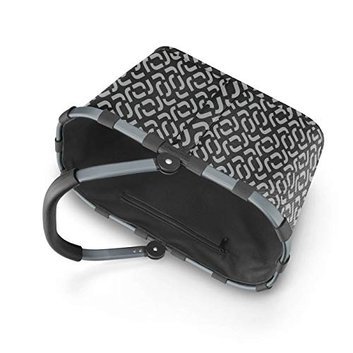 reisenthel carrybag in Signature Schwarz – Stabiler Einkaufskorb mit viel Stauraum und praktischer Innentasche… – Ansicht 4