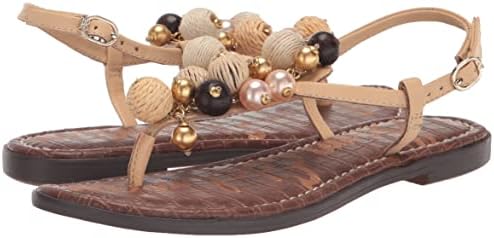 Sam Edelman Women's Gretta Flat Sandal, Natural, 5.5 | Image 6