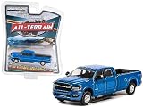 ModelToyCars 2021 Dodge Ram 3500 Big Horn Sport 4x4, Blue - Greenlight 35230F/48-1/64 Scale Diecast Car