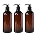 3 Piezas Botellas Vacías de Gran Capacidad, 1000ml Dispensador de Jabón Rellenable Reutilizable Botella de Champú para Loción, Gel de Ducha, Jabón de Manos