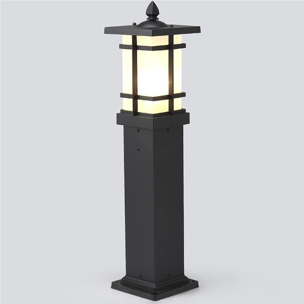 Outdoor Impermeabile Luci Bollard Vintage Alluminio Palo Paesaggistico
