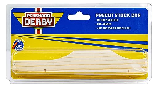 Boy Scouts of America Pinewood Derby Precut Cars (Pre-Cut Stock Car)