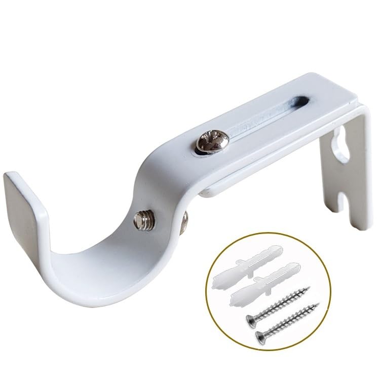 4 PEZZI Supporto per Bastone Tenda Regolabile e Robusto per Asta da 25mm