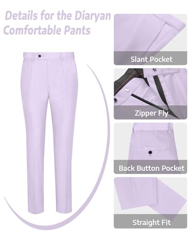 Men's Suit Tencel Linen Two Piece Slim Fit Summer Grooms Wedding Prom Dress Tuxedo Suits for Men Blazer Pants Set4