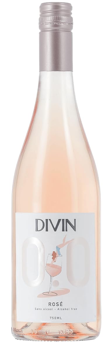 DIVIN Rosé 0,0% Alkoholfreier Wein (1 x 0,75 l)