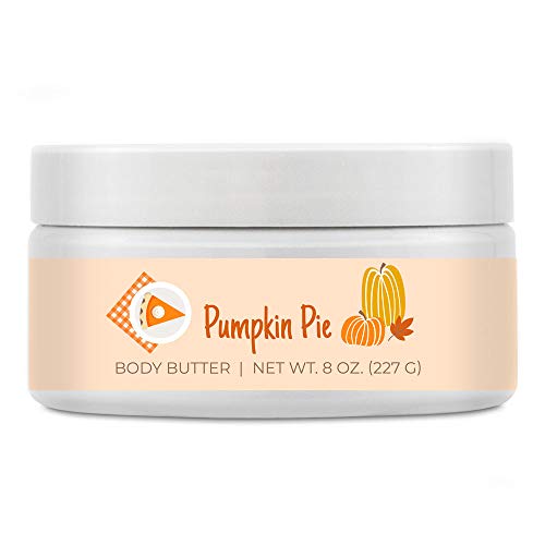 Plant Therapy Pumpkin Pie Fall Body Butter 8 oz 100% Vegan Rich, Creamy Moisturizer