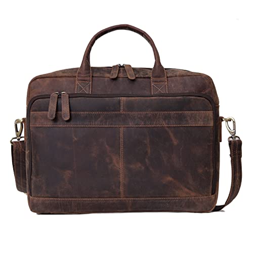 VC VINTAGE COUTURE Leather briefcase bag for men Leather Laptop Bags For Men and Women Travel Messenger Bag2