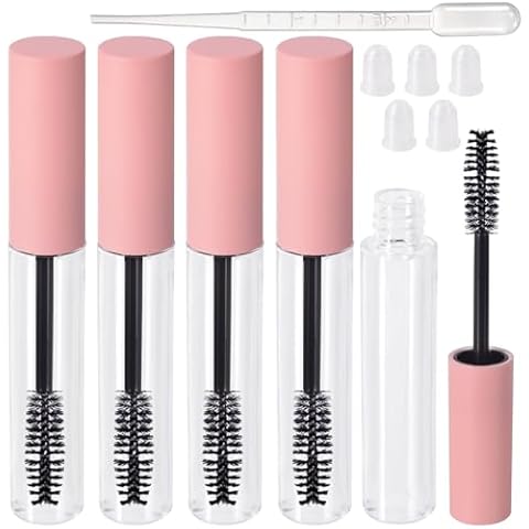 DILUSILK Refillable Plastic Mascara Tubes Set Cover