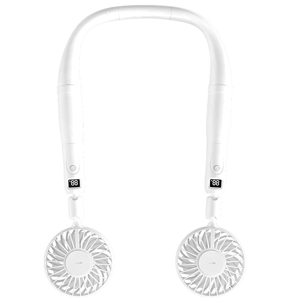 Ventilateur portable de cou pour le sport en plein air et voyage