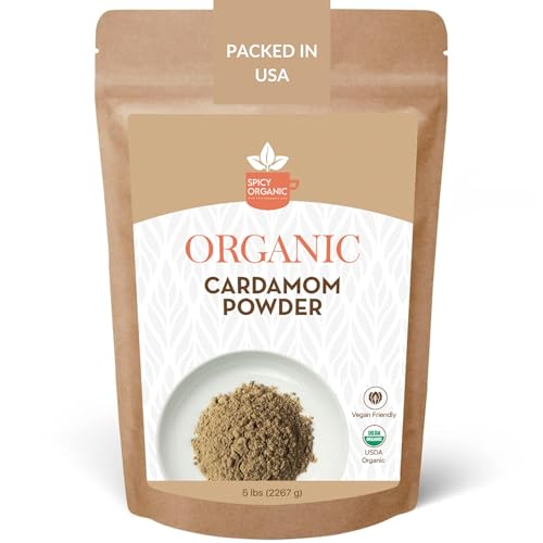 SPICY ORGANIC Ground Cardamom 5 lbs. – Fresh and Aromatic