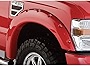 Bushwacker Pocket/Rivet Style Front Fender Flares | 2-Piece Set, Black, Smooth Finish | 20055-02 | Fits 2008-2010 Ford F-250/F-350 Styleside Super Duty