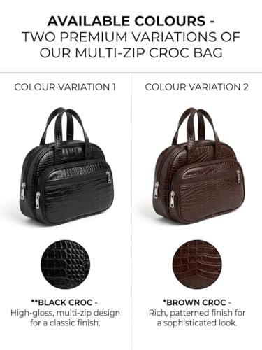 Image of Women's Stylish Trendy Leather Mini Handbag - Fashionable, Compact Purse for Casual and Formal Occasions