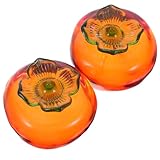 Luxshiny Kristall Kaki Briefbeschwerer 2 Stück Dekoratives Papiergewicht für Stoffzuschnitt und Kalligrafie Übungen für Schreibtisch und Büro