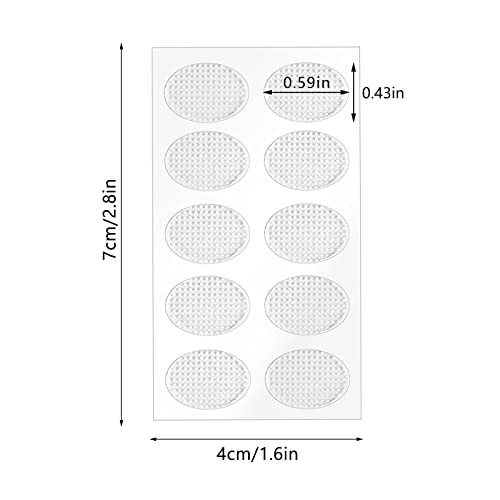 400 peças de adesivos de suporte de lóbulo de orelha, adesivos de suporte de brincos, adesivos de su