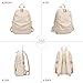 GOLF QUALITY Mini Backpack for Women Fashion Small Backpack Purse Lightweight Daypack for Work Trave Daily,Apricot