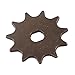 Aramox Sprocket, 410Type H Holes 11 Teeth Steel Sprocket Accessory for 1020 High Speed Motor Sprocket
