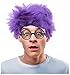 Costume Adventure Fearful Wig and Glasses Costume Set