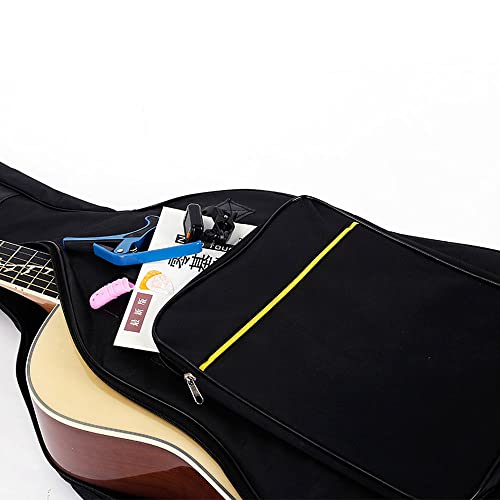 Housse de Guitare en Nylon Oxford étui de Guitare étanche avec étui de Poche Externe pour Guitares acoustiques… - Les Beatles, Paul McCartney, John Lennon, RIngo Starr, George Harrison Housse de Guitare en Nylon Oxford étui de Guitare étanche avec étui de Poche Externe pour Guitares acoustiques… – Image 3