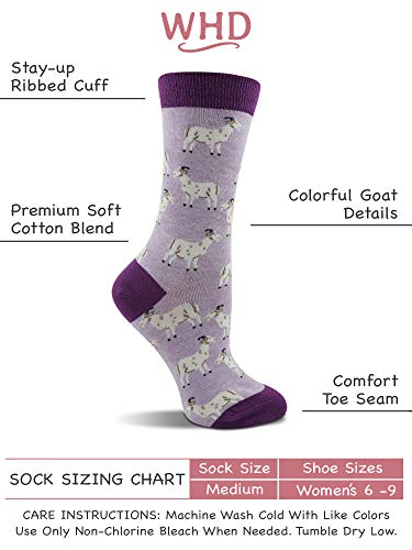 Goat Socks for Women - Goat Lovers Gift - 2-Pack or 1-Pack2