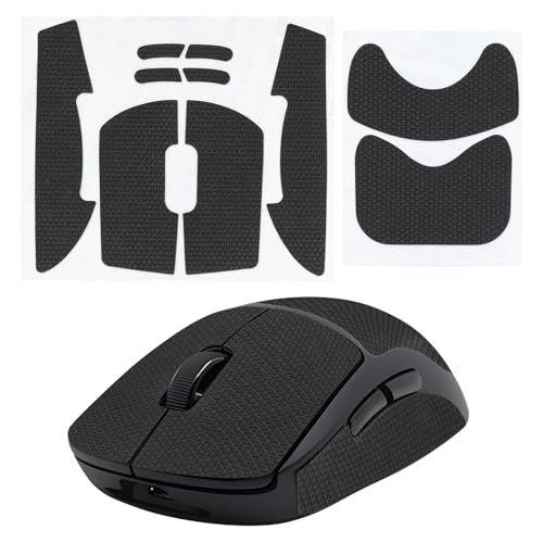 Mouse Grip Tape für Logitech G Pro Wireless 1 & 4, rutschfest Rundumschlag PU Maus Griptape Selbstklebend, Schweißabsorbierend und Ultradünn Atmungsaktiv Gaming Maus Zubehör Ultradünn