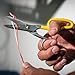 Klein Tools 21010-6-SEN Free-Fall Snip, Scraper, File, Serrated Blades, Made in USA