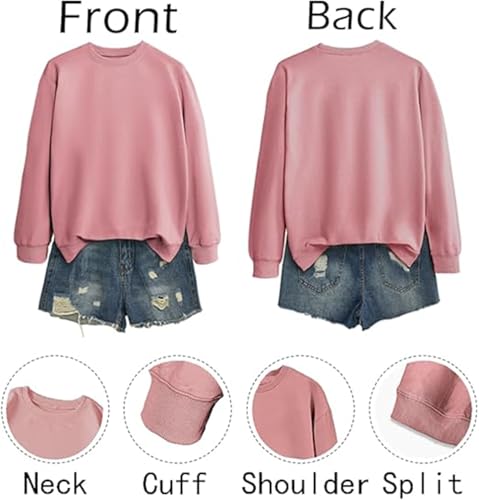 Be A Goldfish Sweatshirt for Women Loose Fit Long Sleeve Crewneck Pullover Fish Graphic Casual Tops4