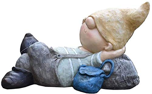 Statue de fée de jardin en résine H26cm décor extérieur pour balcon