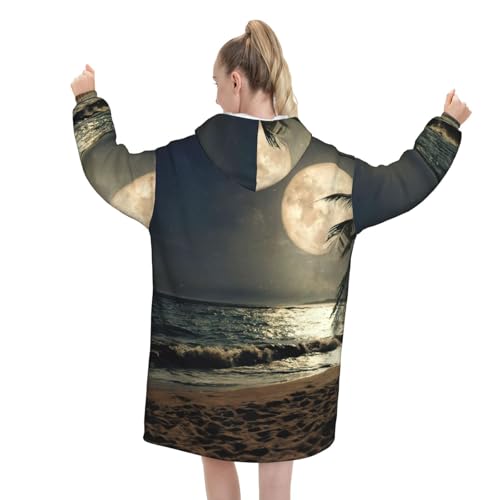 Couverture à capuche tropicale pour vos soirées cocooning et nuits fraîches