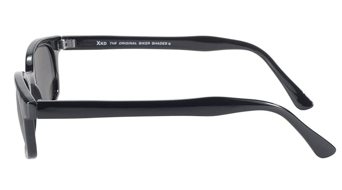 X-KD's 1010 - Gafas de sol deportivas y motoristas - Hombres y mujeres - Se ajustan bajo casco moto bicicleta esquí - Lente ahumada UV400 - Portadas por Jax Teller y SAMCRO Sons of Anarchy